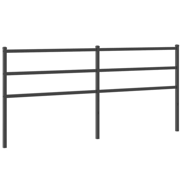 Huvudgavel metall svart 180 cm