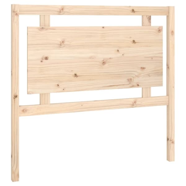 Sänggavel 106x4x100 cm massiv furu