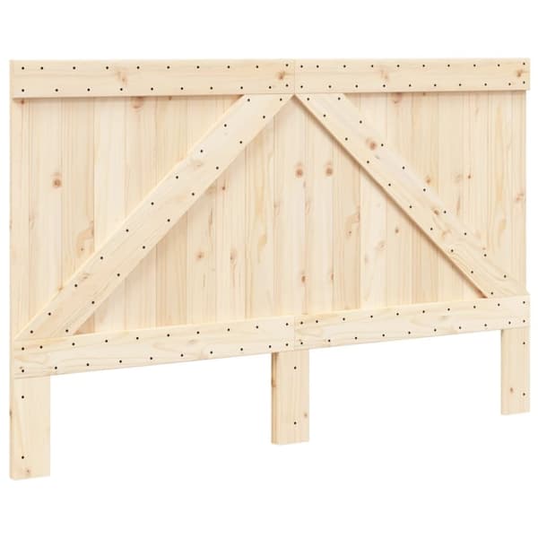 Huvudgavel 160x104 cm massiv furu