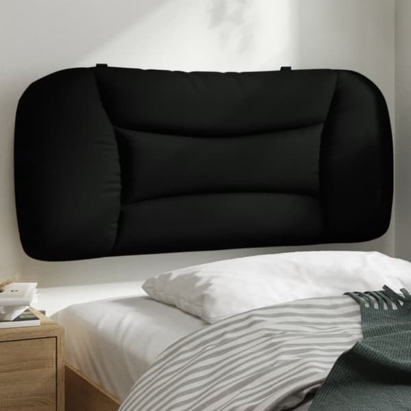 Dyna till huvudgavel svart 90 cm tyg