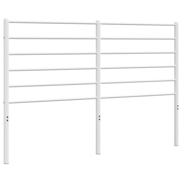 Huvudgavel metall vit 150 cm