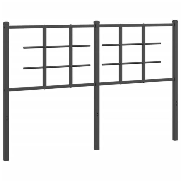 Huvudgavel metall svart 140 cm