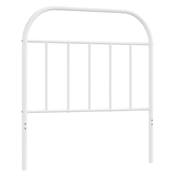 Huvudgavel metall vit 90 cm