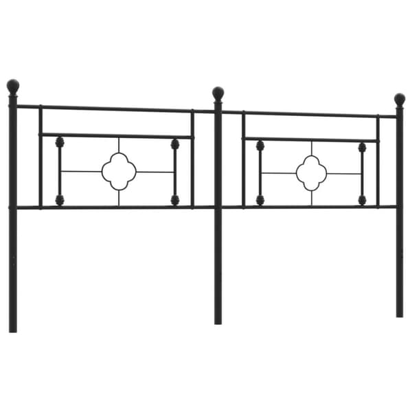 Huvudgavel metall svart 180 cm