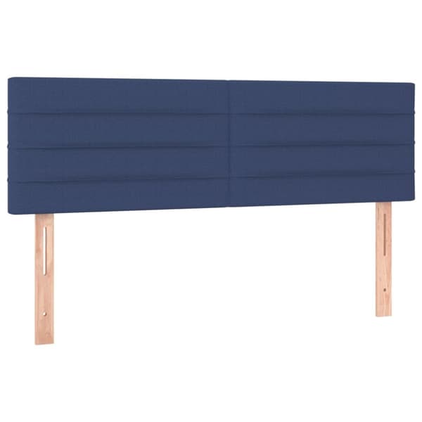 Huvudgavlar 2 st blå 72x5x78/88 cm tyg