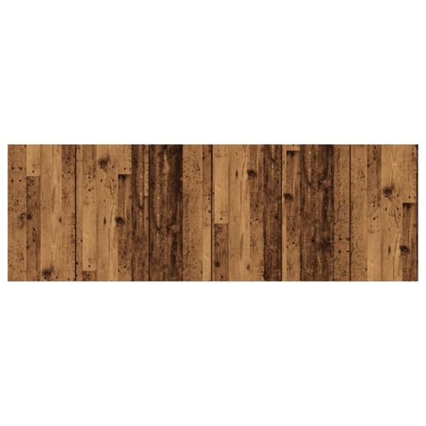 sengegærde 240x1,5x80 cm konstrueret træ gammelt træ-look