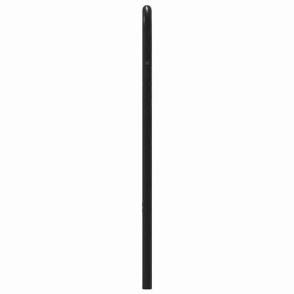 Sängynpääty, ruskea tammi, 75 cm, terästä ja puupohjaista materiaalia