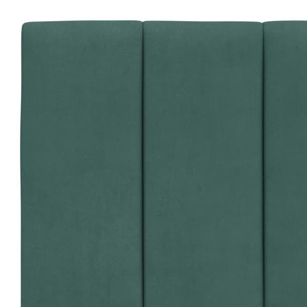 gavlpude 90 cm velour mørkegrøn
