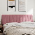 Miniatyrbillede 3 af 10: gavlpude 180 cm velour pink