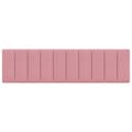 Miniatyrbillede 5 af 10: gavlpude 180 cm velour pink
