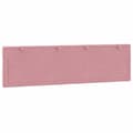 Miniatyrbillede 7 af 10: gavlpude 180 cm velour pink
