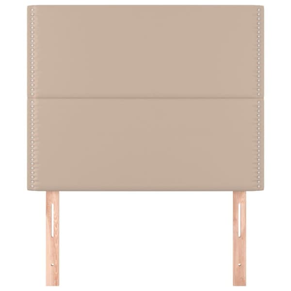 niskatuet 2 kpl Cappuccino 90x5x78/88 cm keinonahka