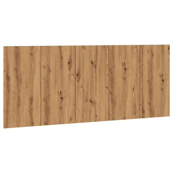 vidaXL Sengegavl artisan eik 200x1,5x80 cm konstruert tre