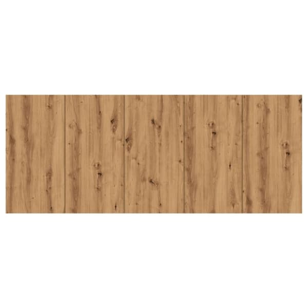 vidaXL Sengegavl artisan eik 200x1,5x80 cm konstruert tre