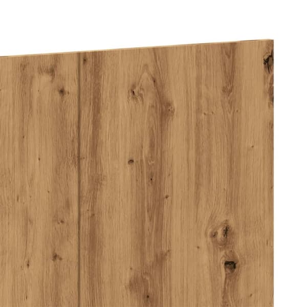 vidaXL Sengegavl artisan eik 200x1,5x80 cm konstruert tre