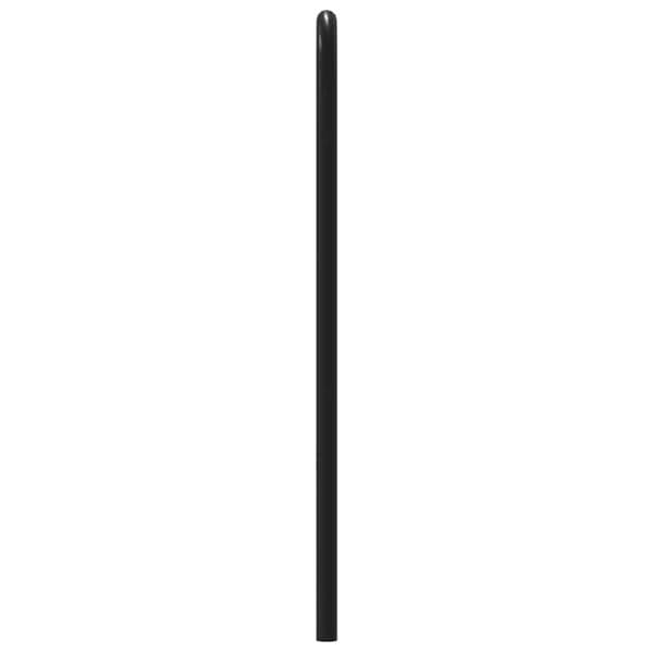 vidaXL Sängynpääty savutammi 140 cm teräs ja tekninen puu