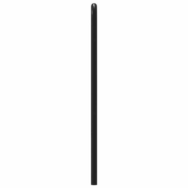 vidaXL Sängynpääty ruskea tammi 150 cm teräs ja tekninen puu
