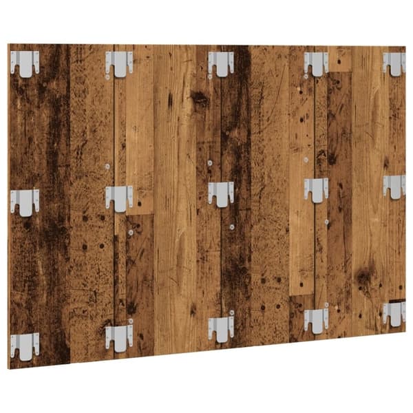vidaXL Sengegavl gammelt tre 120x1,5x80 cm konstruert tre