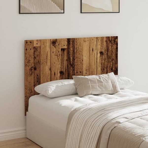 vidaXL Sengegavl gammelt tre 120x1,5x80 cm konstruert tre