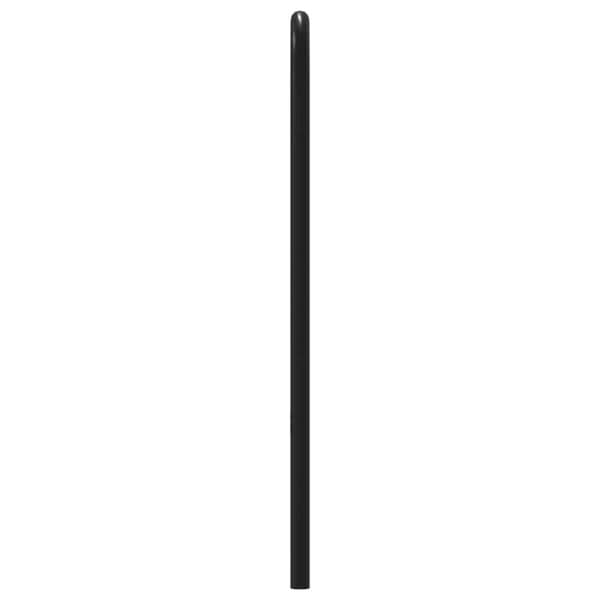 vidaXL sengegavl 140 cm stål og konstrueret træ sonoma-eg