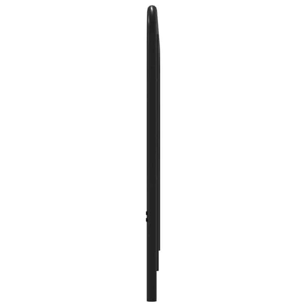 vidaXL Hodegavl brun eik 190 cm stål og konstruert tre