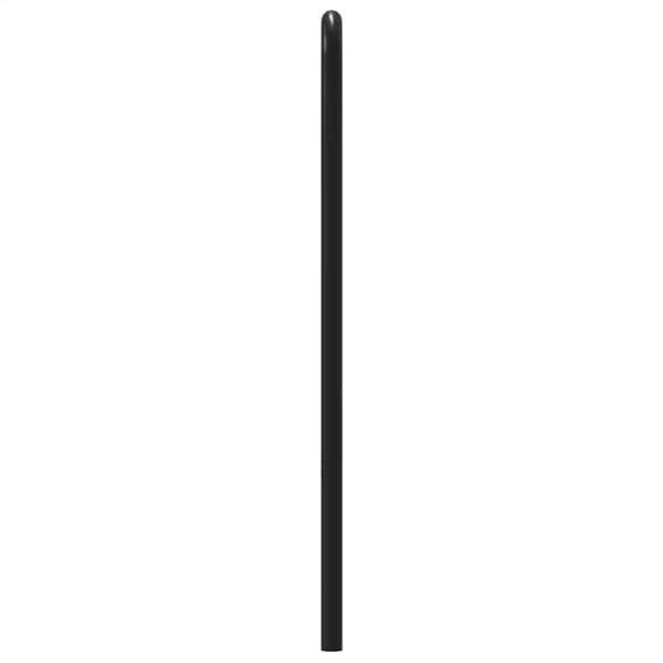 vidaXL Savustettu tammipääty 120 cm Teräs ja valmistettu puu