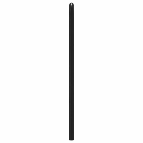 vidaXL Sängynpääty Sonoma-tammi 120 cm teräs ja tekninen puu