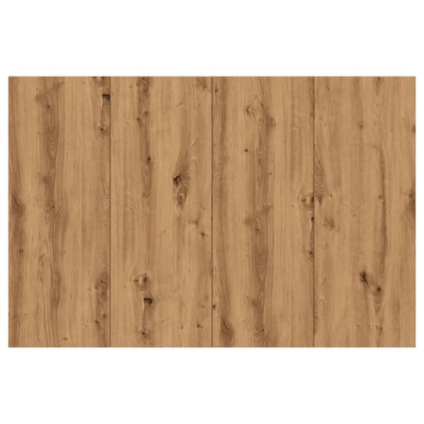 vidaXL Sengegavl artisan eik 120x1,5x80 cm konstruert tre