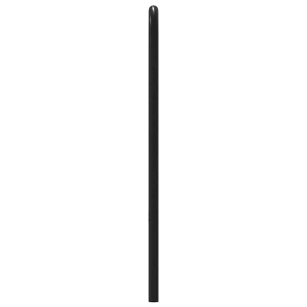 vidaXL Hodegavl brun eik 140 cm stål og konstruert tre