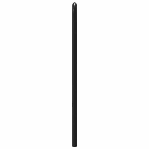 vidaXL Sängynpääty savutammi 160 cm teräs ja tekninen puu