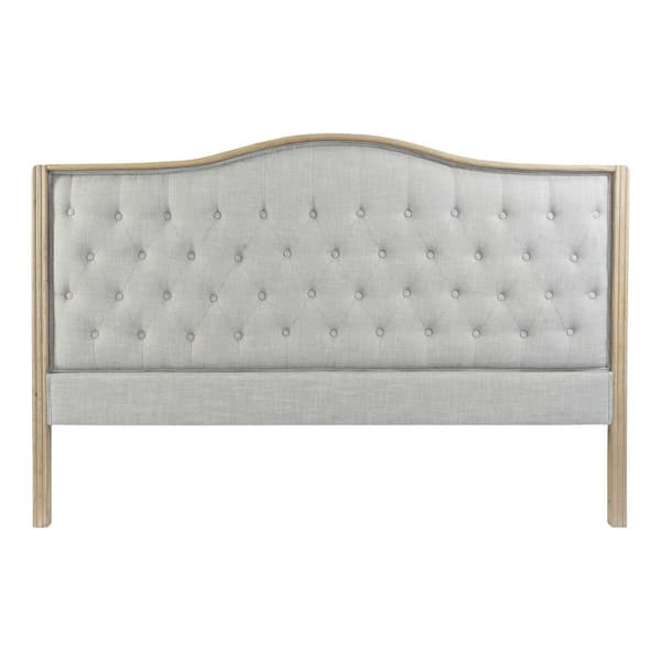 Sengegavl DKD Home Decor Mørkegrå Gummitræ 160 x 10 x 120 cm