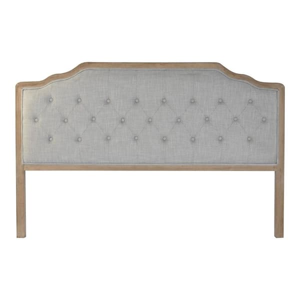 Päätylevy DKD Home Decor Harmaa Kumipuu 160 x 10 x 120 cm