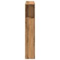 Miniatyrbilde 8 av 11: vidaXL Sengegavl med LED artisan eik 100x18,5x103,5 cm konstruert tre