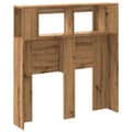 Miniatyrbilde 9 av 11: vidaXL Sengegavl med LED artisan eik 100x18,5x103,5 cm konstruert tre