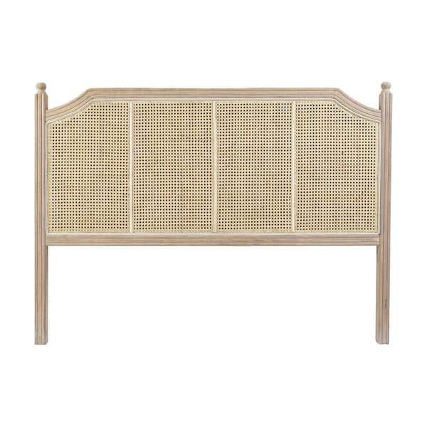 Päätylevy DKD Home Decor Luonnollinen Kumipuu 160 x 6 x 120 cm