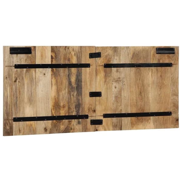 vidaXL Hodegavl 120 cm grovt heltre mangotre
