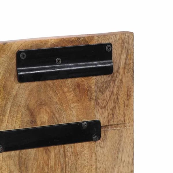 vidaXL Hodegavl 120 cm grovt heltre mangotre