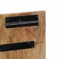 Miniatyrbilde 8 av 11: vidaXL Hodegavl 120 cm grovt heltre mangotre