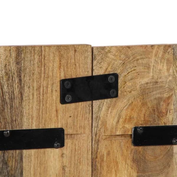 vidaXL Hodegavl 120 cm grovt heltre mangotre