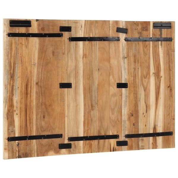vidaXL Sänggavel 120 cm massivt trä akacia