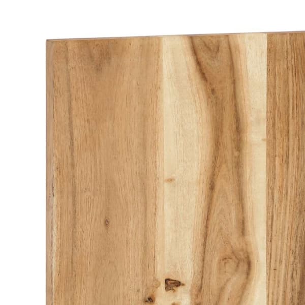 vidaXL Sänggavel 120 cm massivt trä akacia