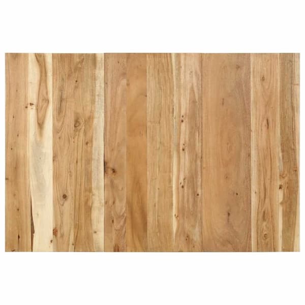 vidaXL Sänggavel 120 cm massivt trä akacia