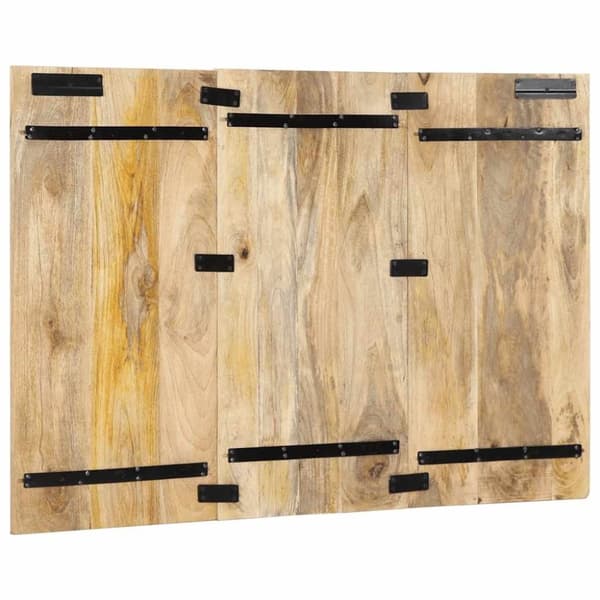 vidaXL Hodegavl 120 cm grovt heltre mangotre