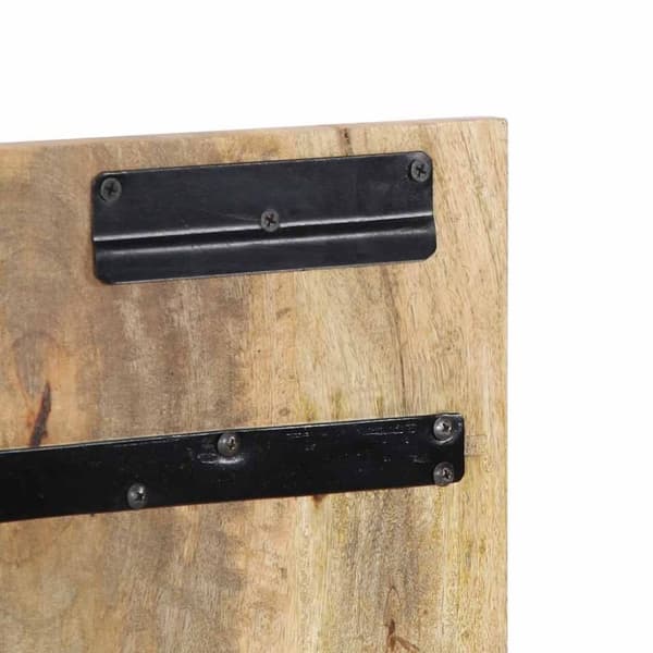 vidaXL Hodegavl 120 cm grovt heltre mangotre
