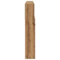 Miniatyrbilde 6 av 11: vidaXL Hodegavl med hylle artisan 180x19x103,5 cm konstruert tre