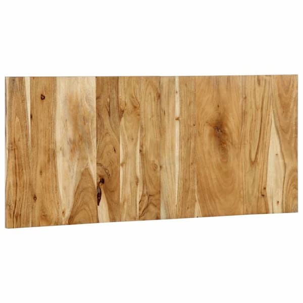 vidaXL Sängynpääty 120 cm Massiivipuu akaasia