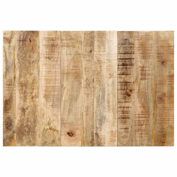 vidaXL Sängynpääty 120 cm Massiivipuuta mango