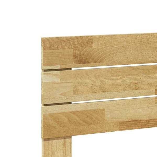 vidaXL hovedgærde 75 cm massivt træ eg
