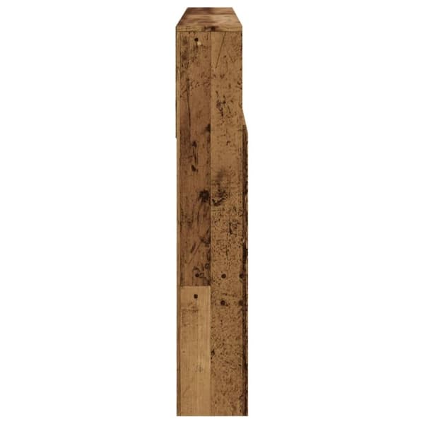 vidaXL Päätylevykaappi vanha puu 160x19x103,5 cm tekninen puu