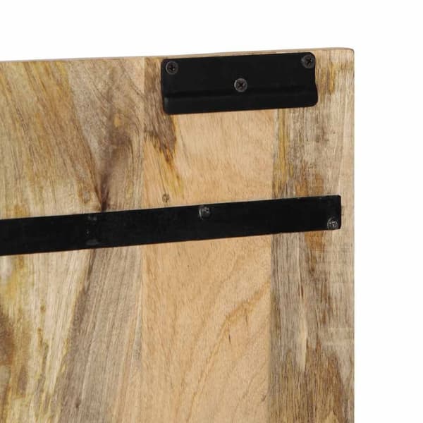 vidaXL Sängynpääty 180 cm Massiivipuuta mango